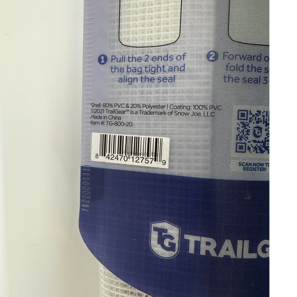 TrailGear 20L Dry Bag Blue Water Resistant Roll Top Storage Bag TG-800-20 NEW - Picture 3 of 3